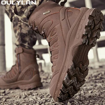 Тактические ботинки негабаритных кроссовки мужская кроссовки мужская высокого верха пустыни учебно-полевые ботинки альпинистские ботинки   5