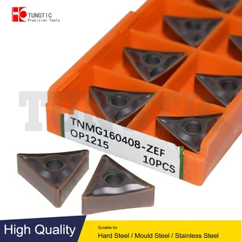 Токарные инструменты TNMG160408-ZEF OP1215 Фреза Токарный станок С ЧПУ Режущие Инструменты Токарный станок Для обработки металла TNMG160408 TNMG 160408  5