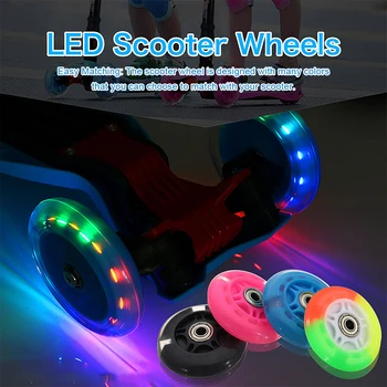 Универсальное колесо для скутера 80 мм, Сменные Колеса для роликовых коньков, Аксессуары  10