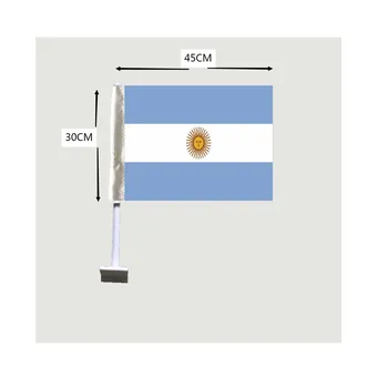 Флаг Аргентины флаги на окнах автомобиля 30x45 см 2шт 100% полиэстер цифровая печать  4