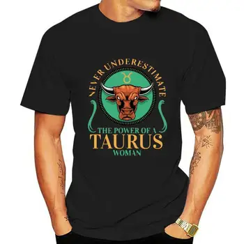 Футболки Мода 2022 Никогда не стоит недооценивать силу женщины-тельца Футболка Taurus Tee T Shirt  5