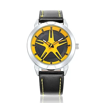 Часы Модные повседневные спортивные кварцевые часы с хронографом, женские кожаные деловые наручные часы Relogio Masculino  5