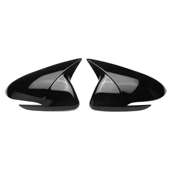 Черный рожок боковой двери, крышка зеркала заднего вида, накладка для Hyundai Elantra 2016-2019  4