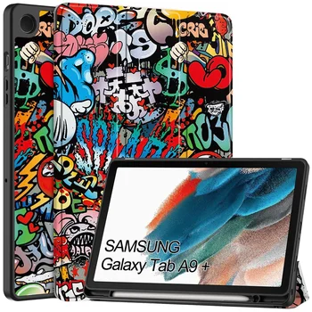 Чехол для Samsung Galaxy Tab A9 Plus 2023x210/SM-X216/SM-X218 С подставкой для ручек Smart Cover для Galaxy Tab A9 Plus  0