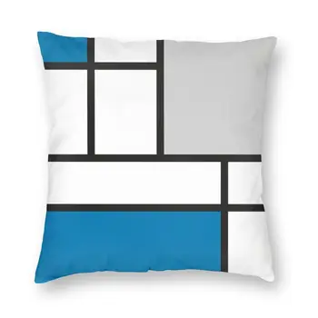 Чехол для подушки с геометрическим минималистичным рисунком De Stijl, композиция Пита Мондриана, наволочка для автомобиля, наволочка для домашнего декора  5