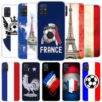 Чехол с флагом Франции для Samsung Galaxy A71 A51 A41 A31 A21S A11 A70 A50 A40 A30 A20E A10 A6 A7 A8 A9 Plus +  5